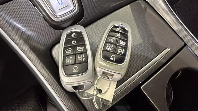 2021 Hampton Gray Hyundai Santa Fe Calligraphy AWD SUV