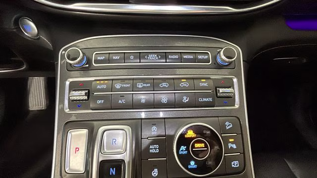 2021 Hampton Gray Hyundai Santa Fe Calligraphy AWD SUV