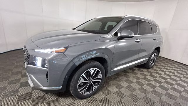 2021 Hampton Gray Hyundai Santa Fe Calligraphy AWD SUV