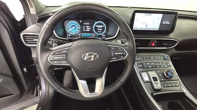 2022 Lagoon Blue Hyundai Santa Fe Plug-In Hybrid Limited AWD SUV
