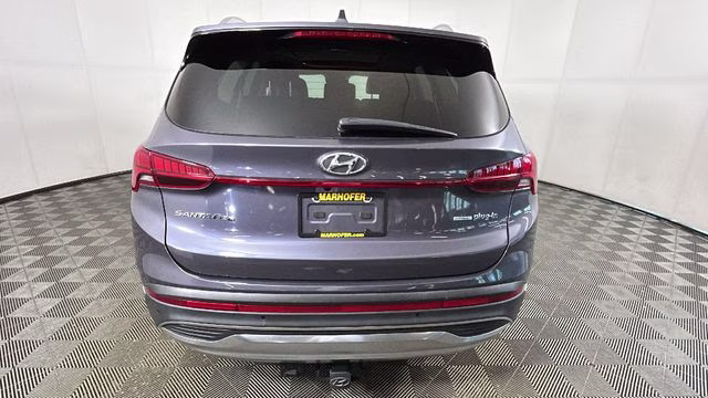 2022 Lagoon Blue Hyundai Santa Fe Plug-In Hybrid Limited AWD SUV