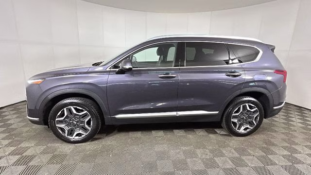 2022 Lagoon Blue Hyundai Santa Fe Plug-In Hybrid Limited AWD SUV