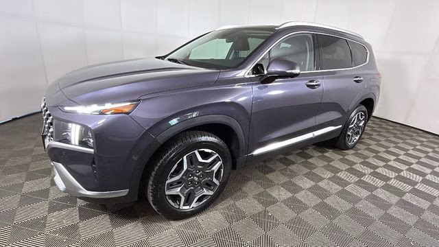 2022 Lagoon Blue Hyundai Santa Fe Plug-In Hybrid Limited AWD SUV