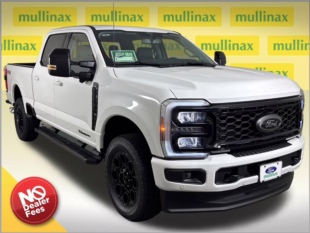 2026 Star White Metallic Tri-Coat Ford Super Duty F-250 SRW Lariat 4X4 Truck
