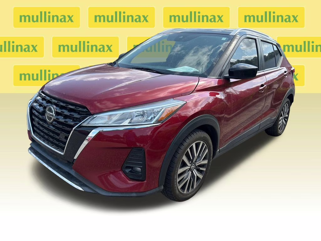 2021 Scarlet Ember Tintcoat/Super Black Nissan Kicks SV FWD SUV