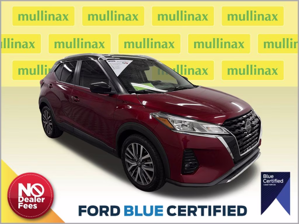 2021 Scarlet Ember Tintcoat/Super Black Nissan Kicks SV FWD SUV