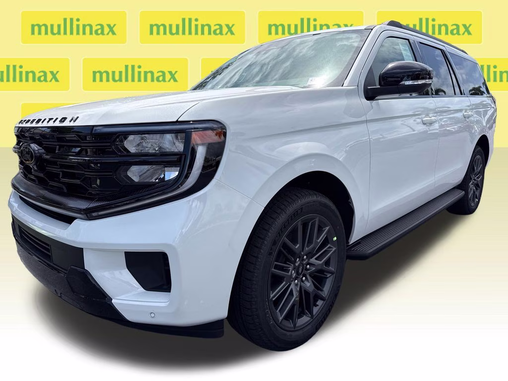 2026 Star White Metallic Tri-Coat Ford Expedition Max Platinum 4X4 SUV