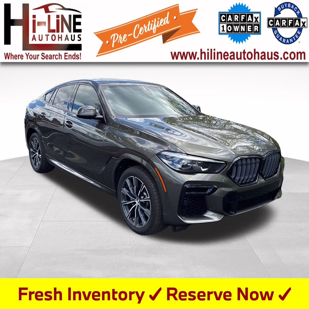 2023 Manhattan Green Metallic BMW X6 xDrive40i AWD SUV