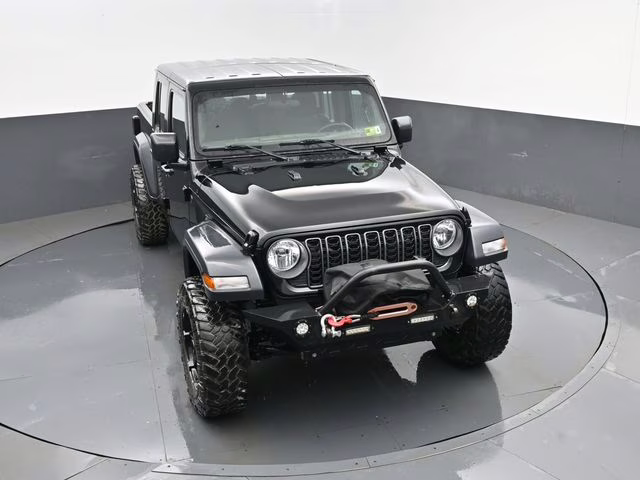 2024 Black Clearcoat Jeep Gladiator Sport 4X4 Truck