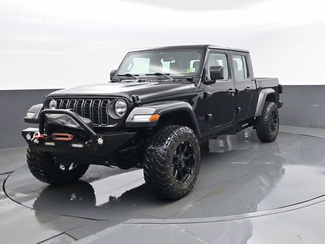 2024 Black Clearcoat Jeep Gladiator Sport 4X4 Truck