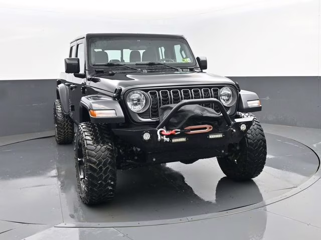 2024 Black Clearcoat Jeep Gladiator Sport 4X4 Truck