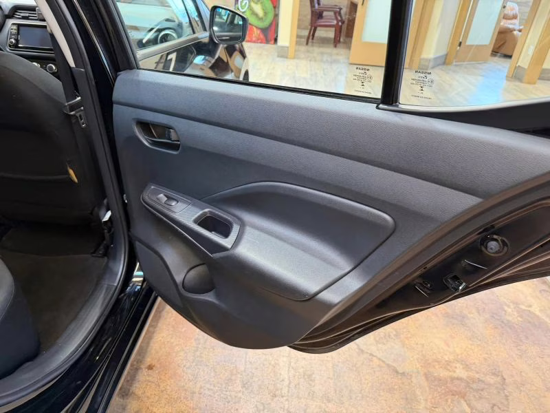 2024 Black Nissan Versa S Sedan 4D FWD