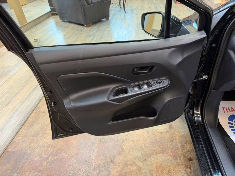 2024 Black Nissan Versa S Sedan 4D FWD