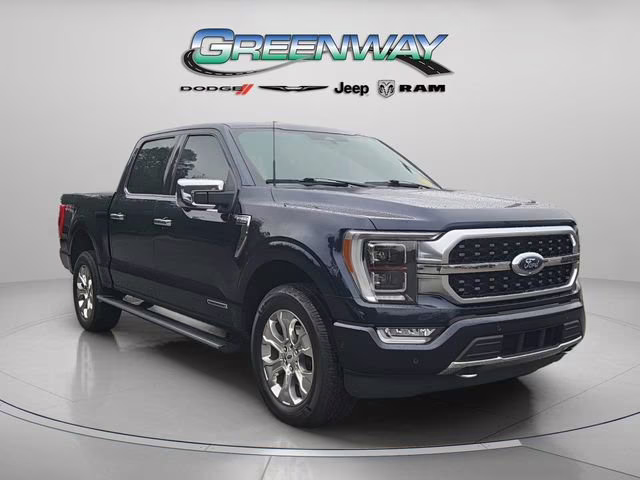 2023 Blue Metallic Ford F-150 Platinum 4X4 Truck