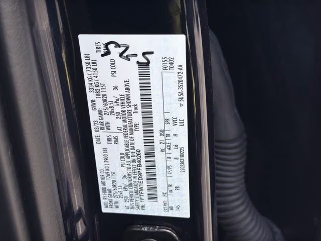 2023 Blue Metallic Ford F-150 Platinum 4X4 Truck