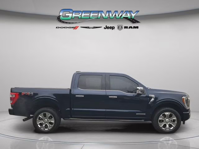 2023 Blue Metallic Ford F-150 Platinum 4X4 Truck