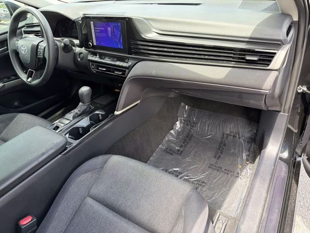2025 Midnight Black Metallic Toyota Camry LE FWD Sedan