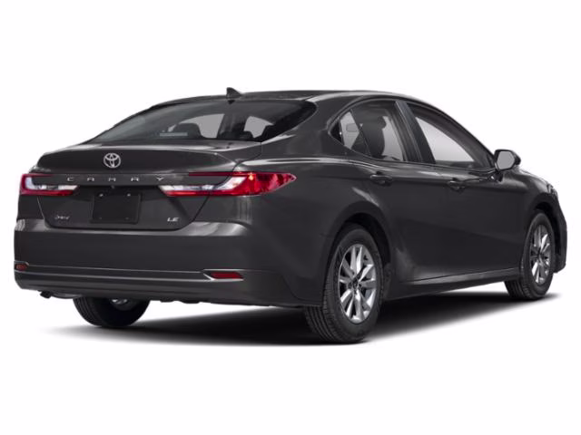 2025 Midnight Black Metallic Toyota Camry LE FWD Sedan