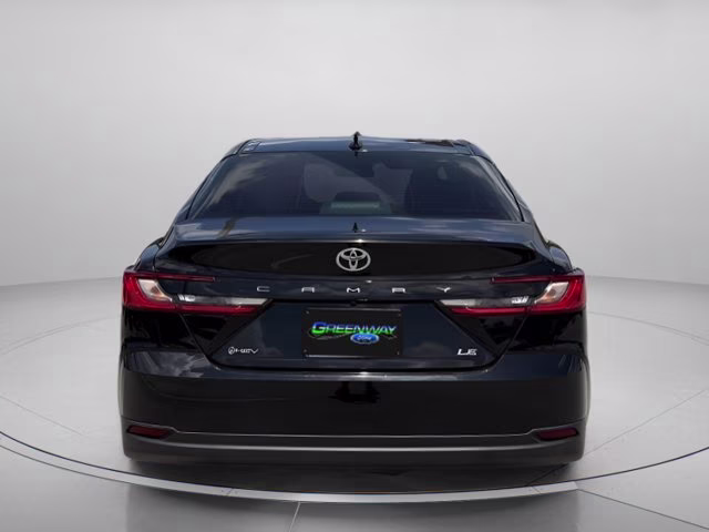 2025 Midnight Black Metallic Toyota Camry LE FWD Sedan