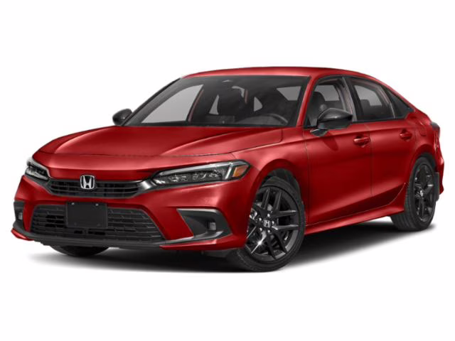 2024 Red Honda Civic Sport FWD Sedan