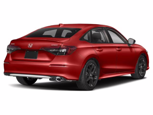2024 Red Honda Civic Sport FWD Sedan