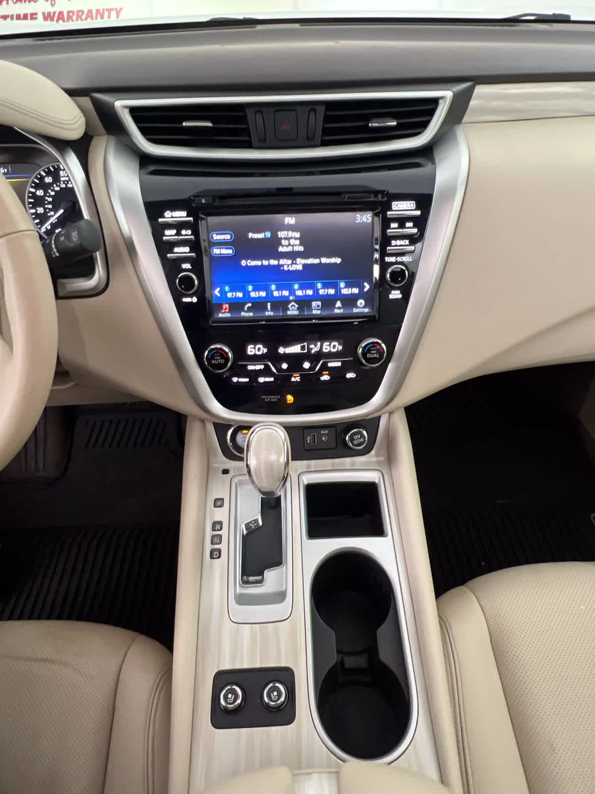 2018 Pearl White Nissan Murano Platinum FWD SUV