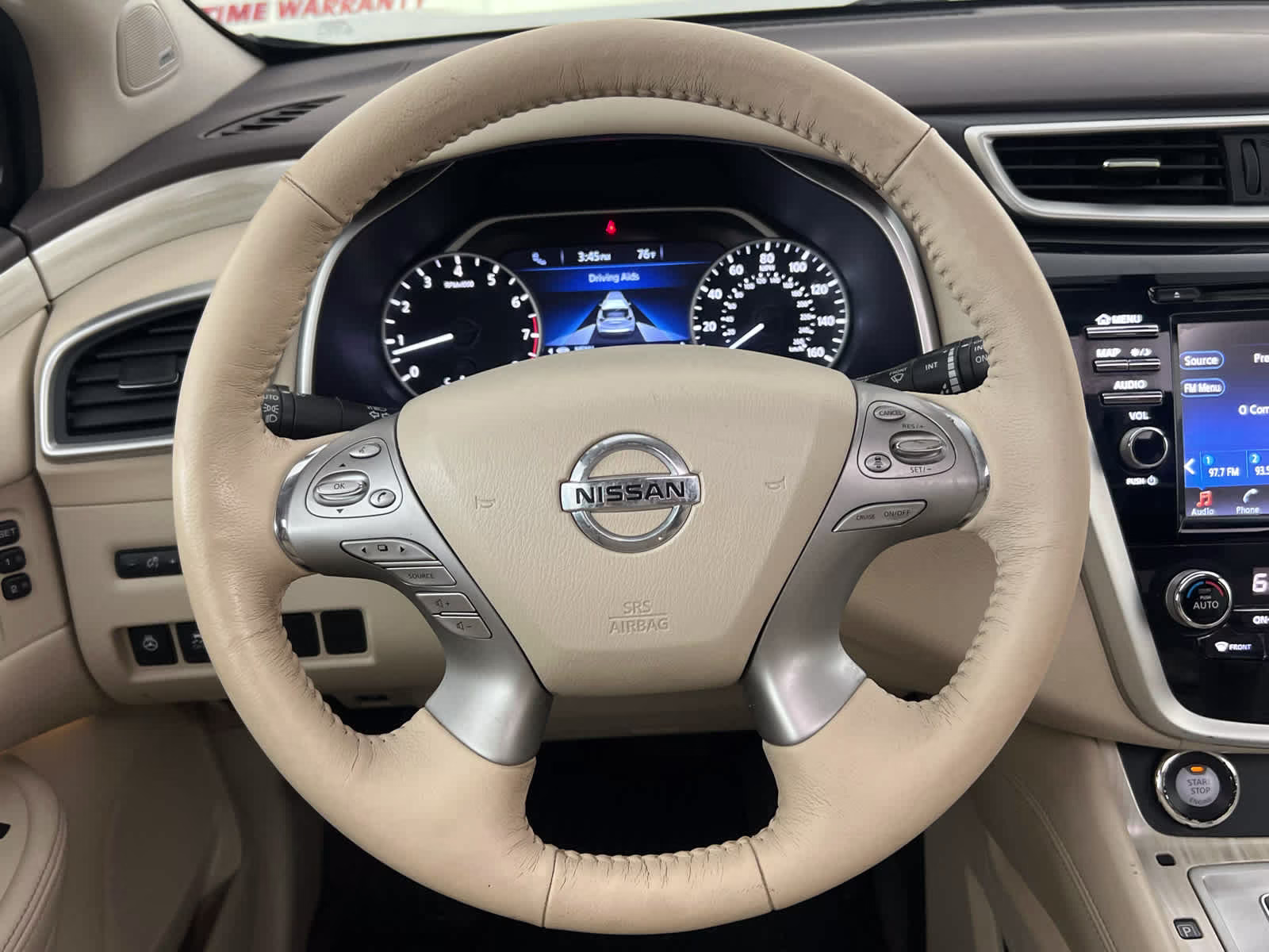 2018 Pearl White Nissan Murano Platinum FWD SUV