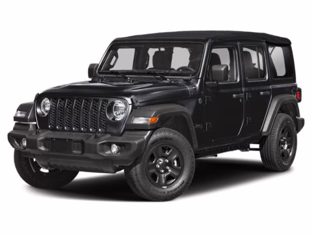 2025 Black Jeep Wrangler Sahara 4X4 Convertible