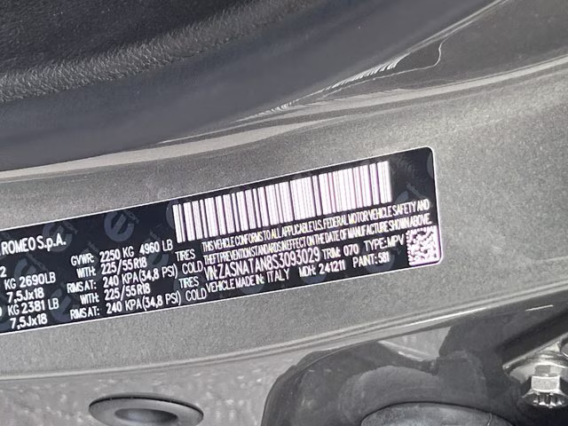 2025 Grigio Ascari Metallic Alfa Romeo Tonale AWD AWD SUV