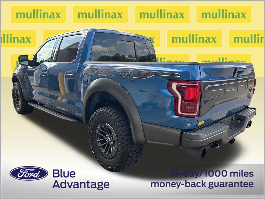 2019 Ford Performance Blue Metallic Ford F-150 Raptor 4X4 Truck