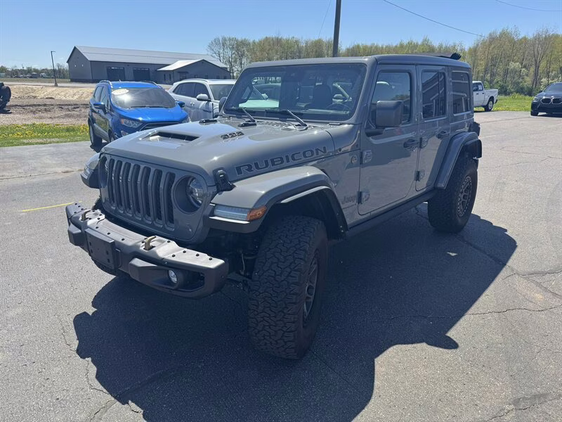 2023 Sting-Gray Clear Coat Jeep Wrangler Rubicon 392 ONE TOUCH ROOF!! 4X4 SUV