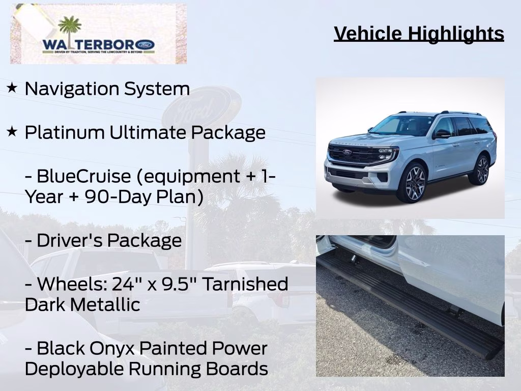 2026 Space Silver Metallic Ford Expedition Platinum 4X4 SUV