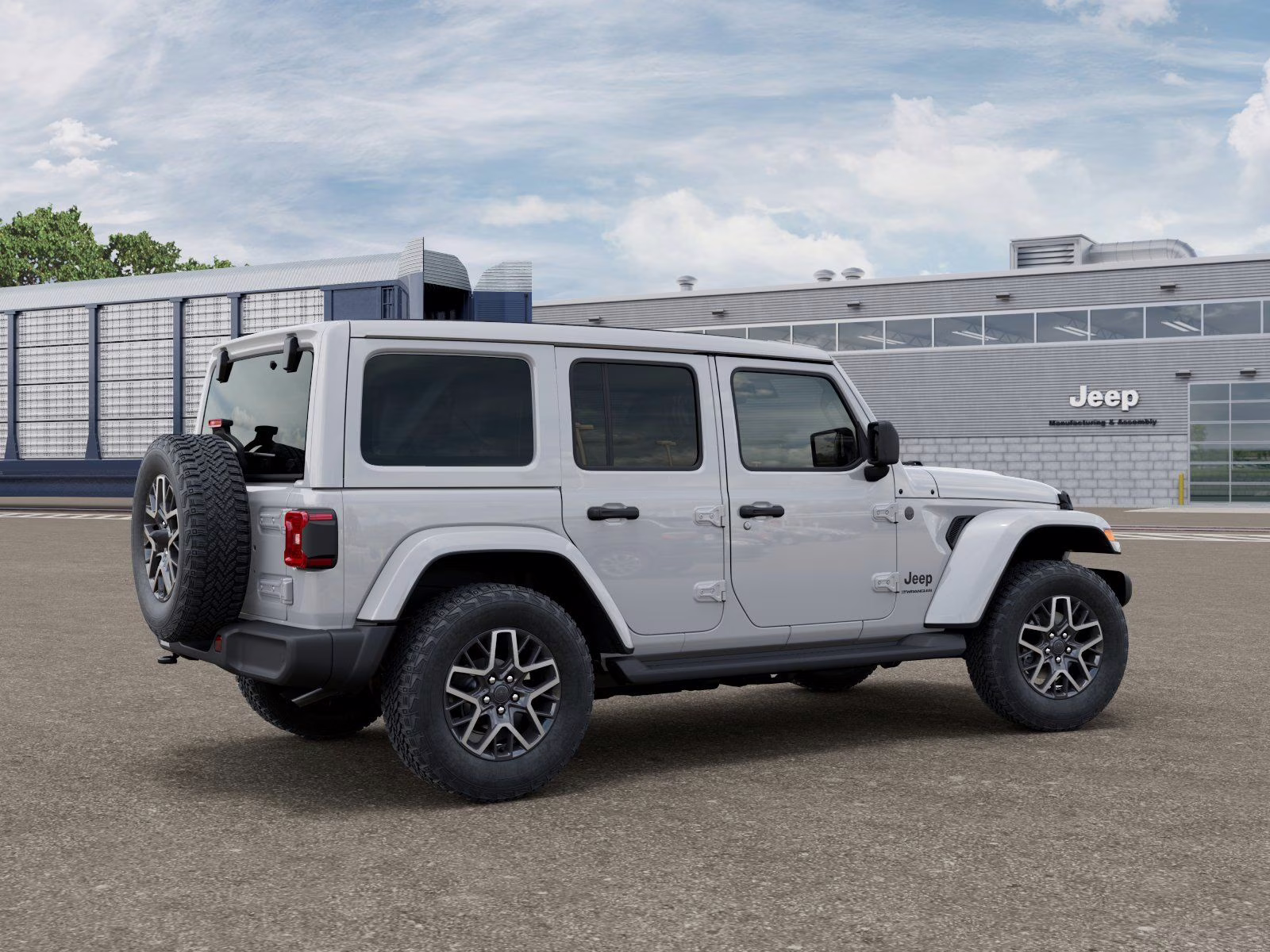 2026 Bright White Clearcoat Jeep Wrangler Sahara 4X4 SUV