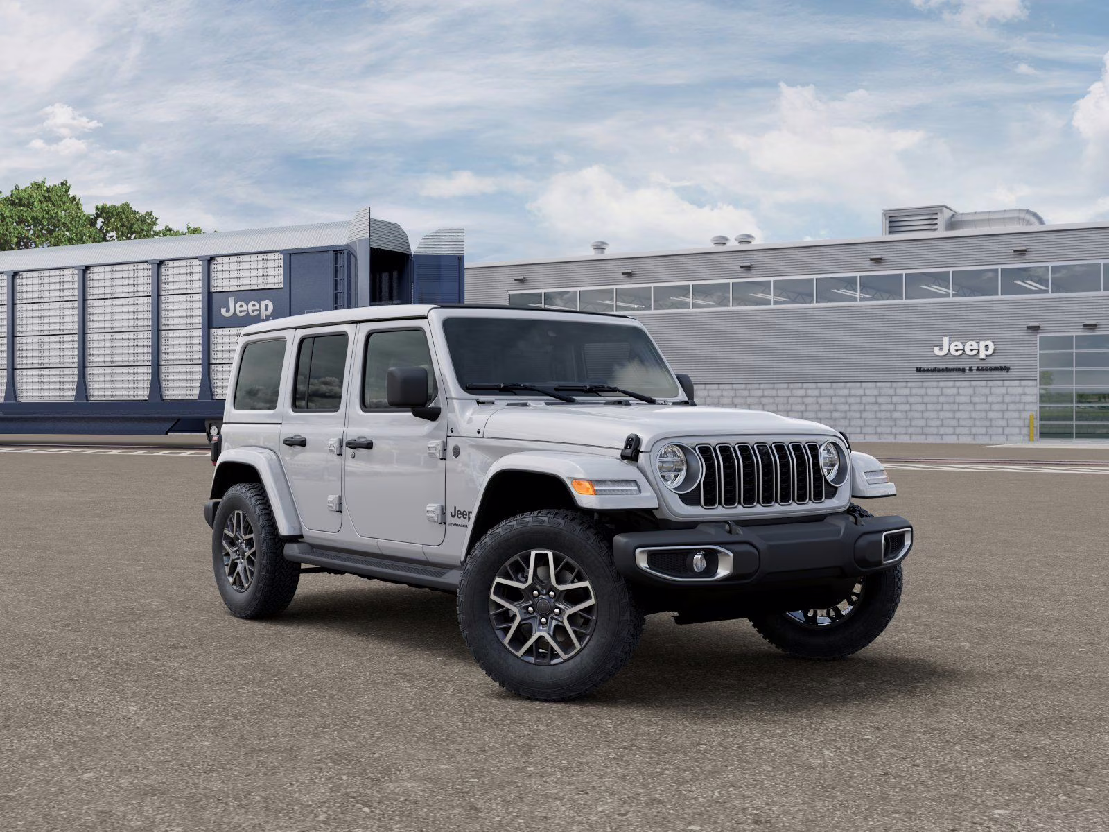 2026 Bright White Clearcoat Jeep Wrangler Sahara 4X4 SUV
