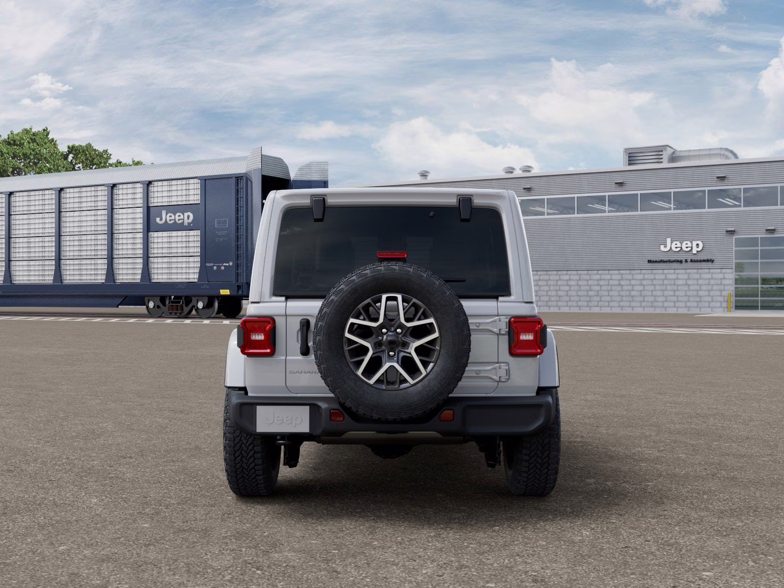 2026 Bright White Clearcoat Jeep Wrangler Sahara 4X4 SUV