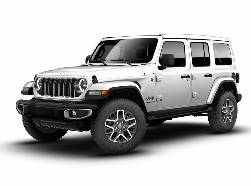 2026 Bright White Clear Coat Jeep Wrangler Unlimited Wrangler 4-door Sahara 4X4 4-door