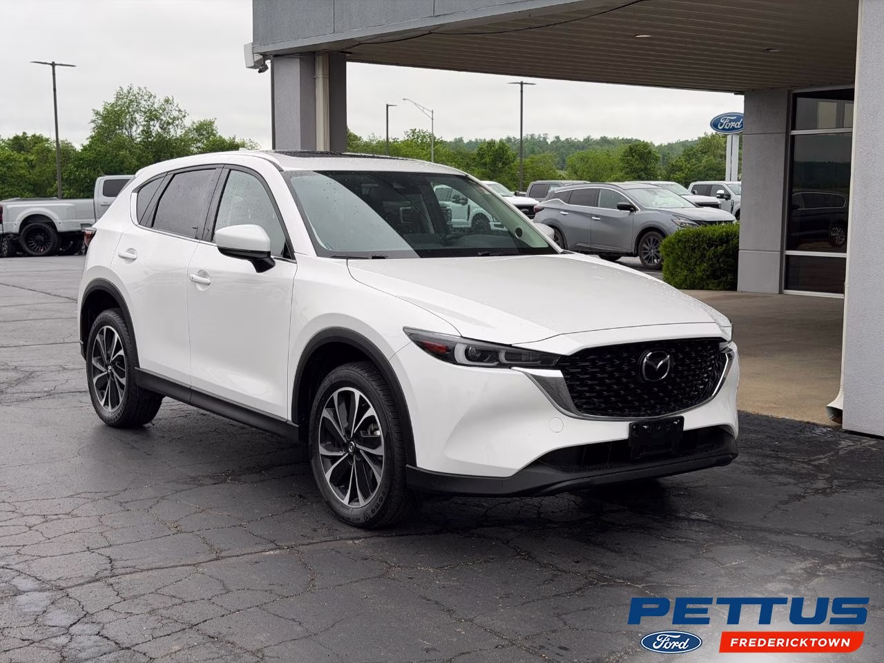 2023 Rhodium White Metallic Mazda CX-5 2.5 S Premium Package AWD SUV