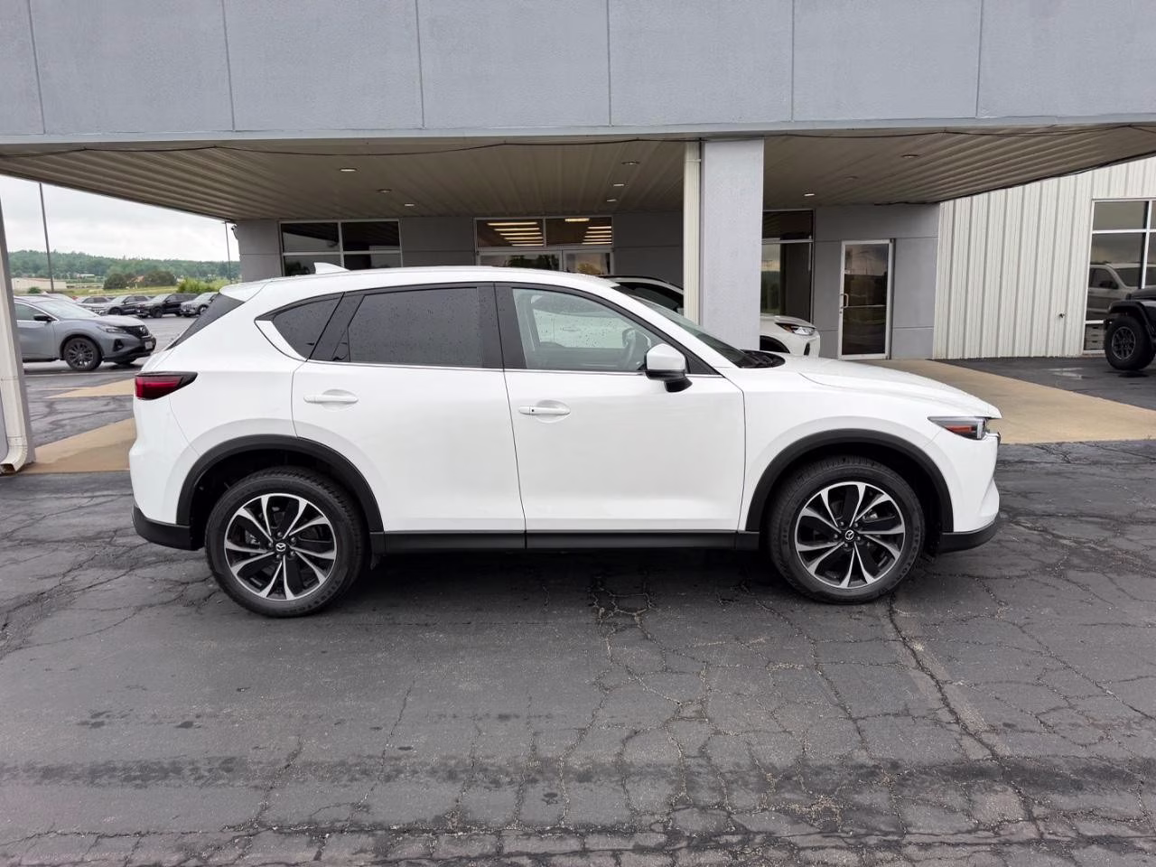 2023 Rhodium White Metallic Mazda CX-5 2.5 S Premium Package AWD SUV