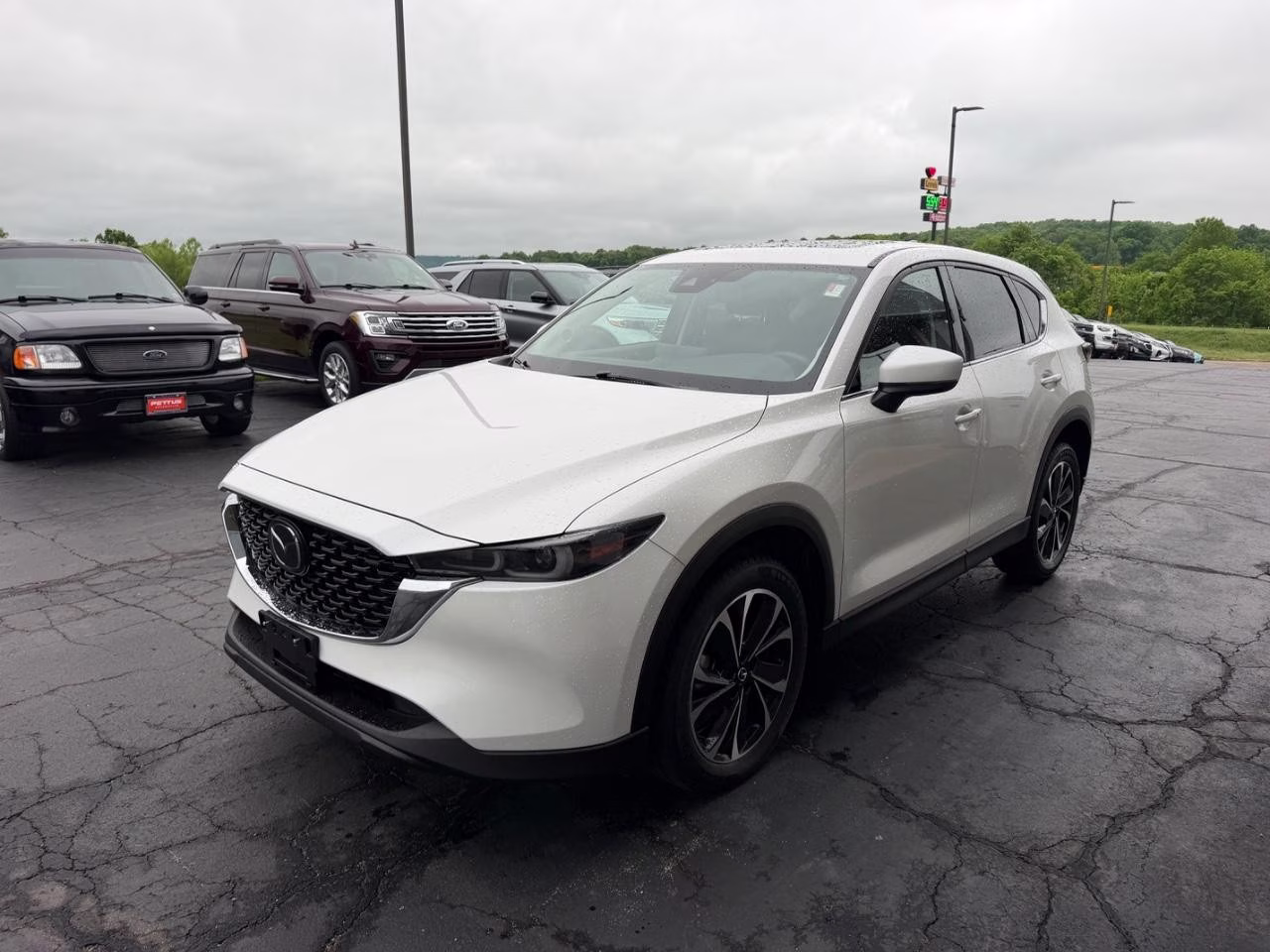 2023 Rhodium White Metallic Mazda CX-5 2.5 S Premium Package AWD SUV