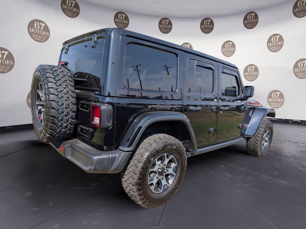 2021 Black Clearcoat Jeep Wrangler Unlimited Rubicon 4X4 SUV