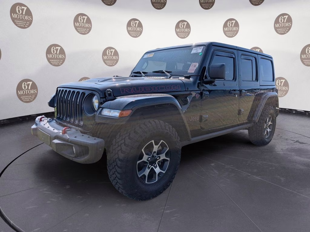 2021 Black Clearcoat Jeep Wrangler Unlimited Rubicon 4X4 SUV