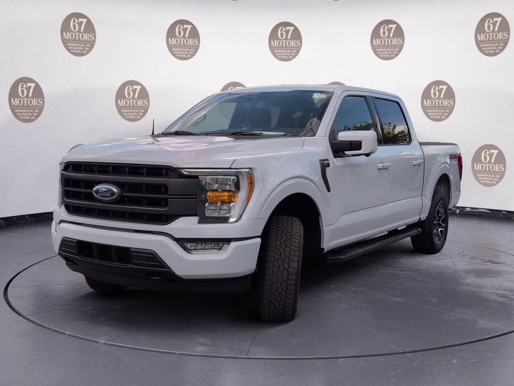 2022 White Metallic Ford F-150 Lariat 4X4 Truck