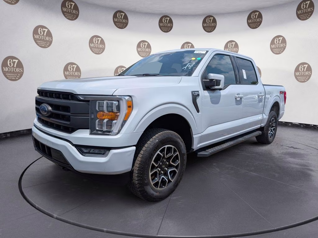 2022 White Metallic Ford F-150 Lariat 4X4 Truck