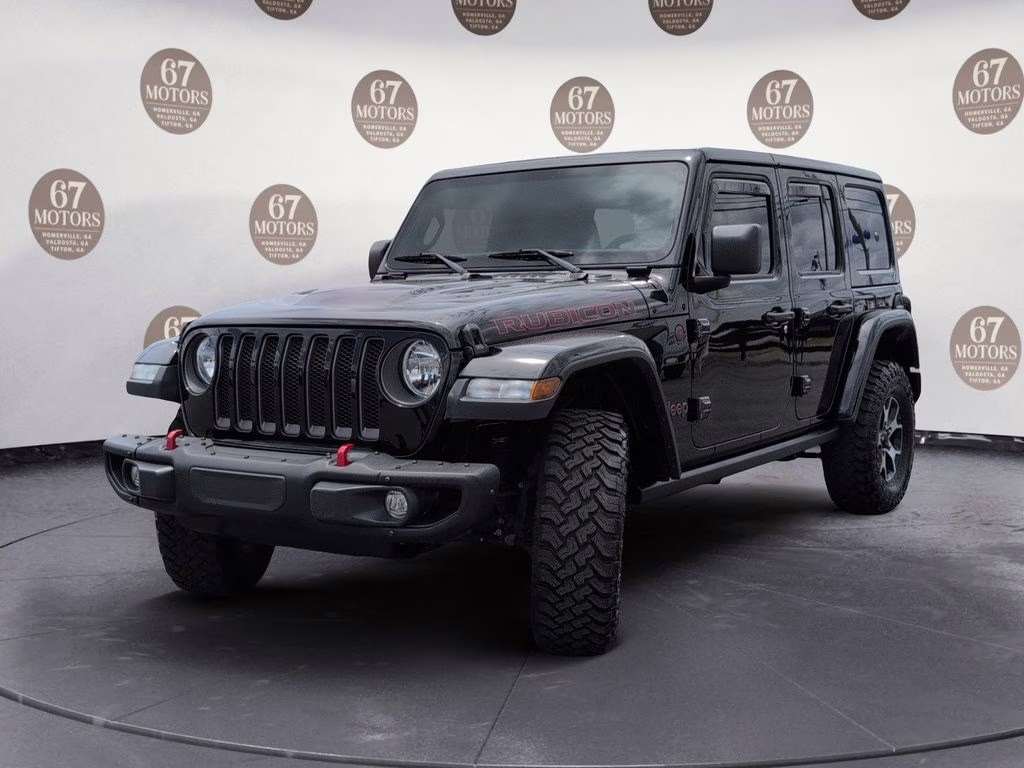 2021 Black Clearcoat Jeep Wrangler Unlimited Rubicon 4X4 SUV