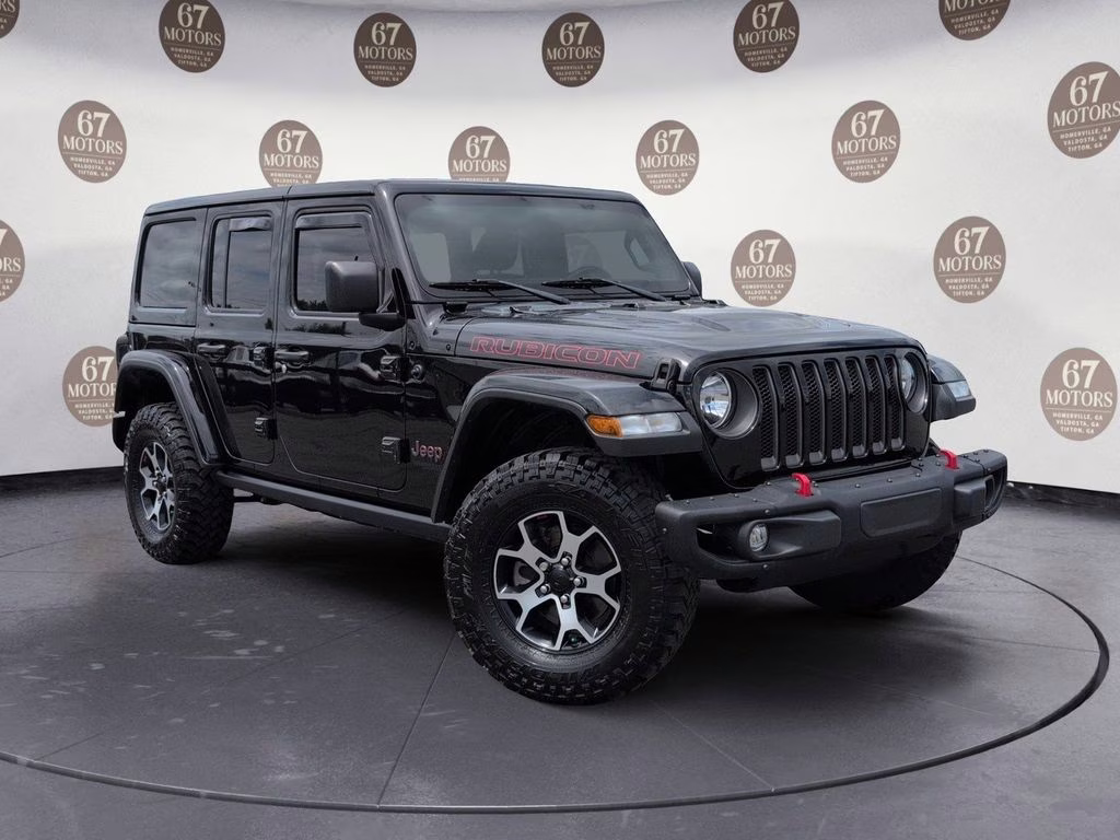 2021 Black Clearcoat Jeep Wrangler Unlimited Rubicon 4X4 SUV