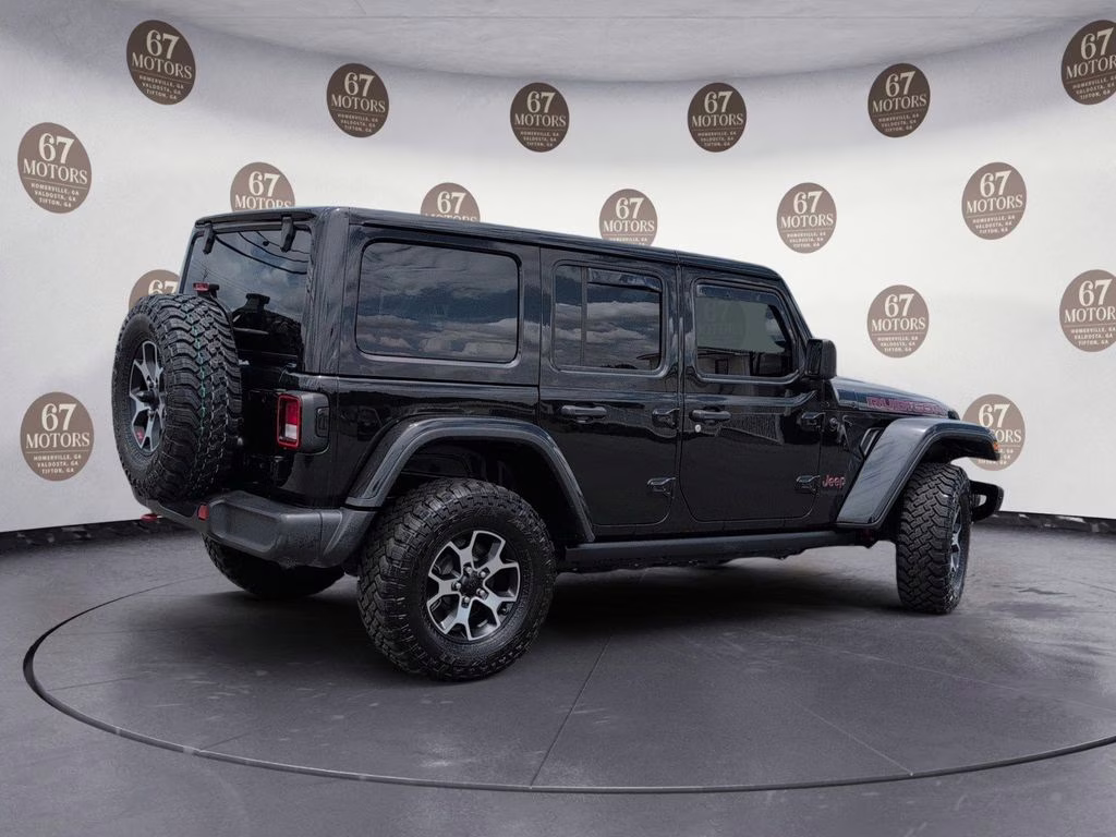 2021 Black Clearcoat Jeep Wrangler Unlimited Rubicon 4X4 SUV