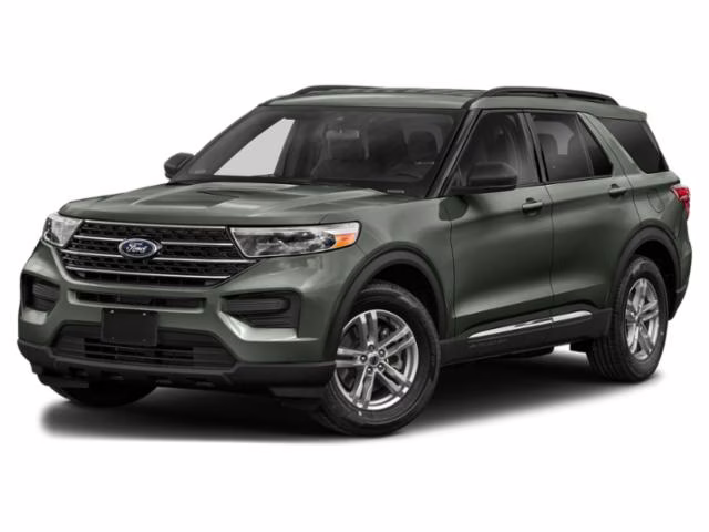2022 Green Metallic Ford Explorer XLT RWD SUV