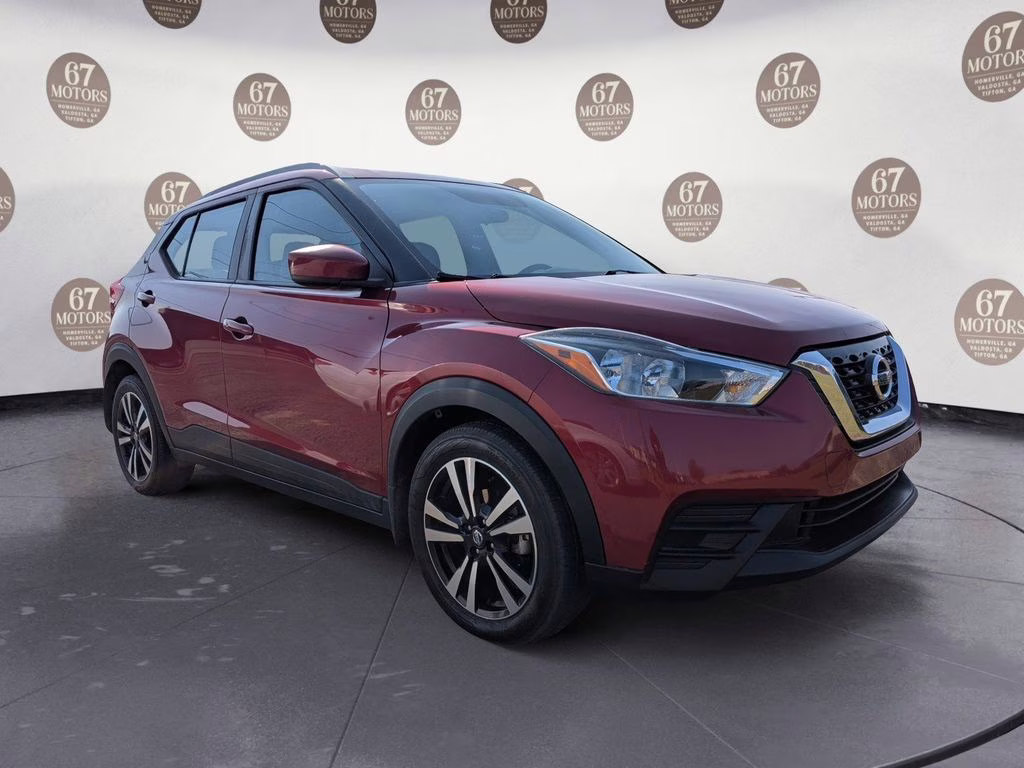 2019 Cayenne Red Metallic Nissan Kicks SV FWD SUV