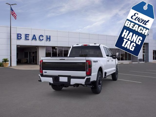 2026 White Metallic Ford Super Duty F-250 SRW Platinum 4X4 Truck