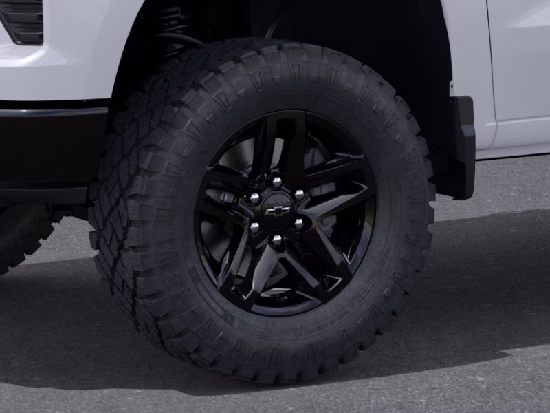 2026 Summit White Chevrolet Silverado 1500 Custom Trail Boss 4X4 Truck